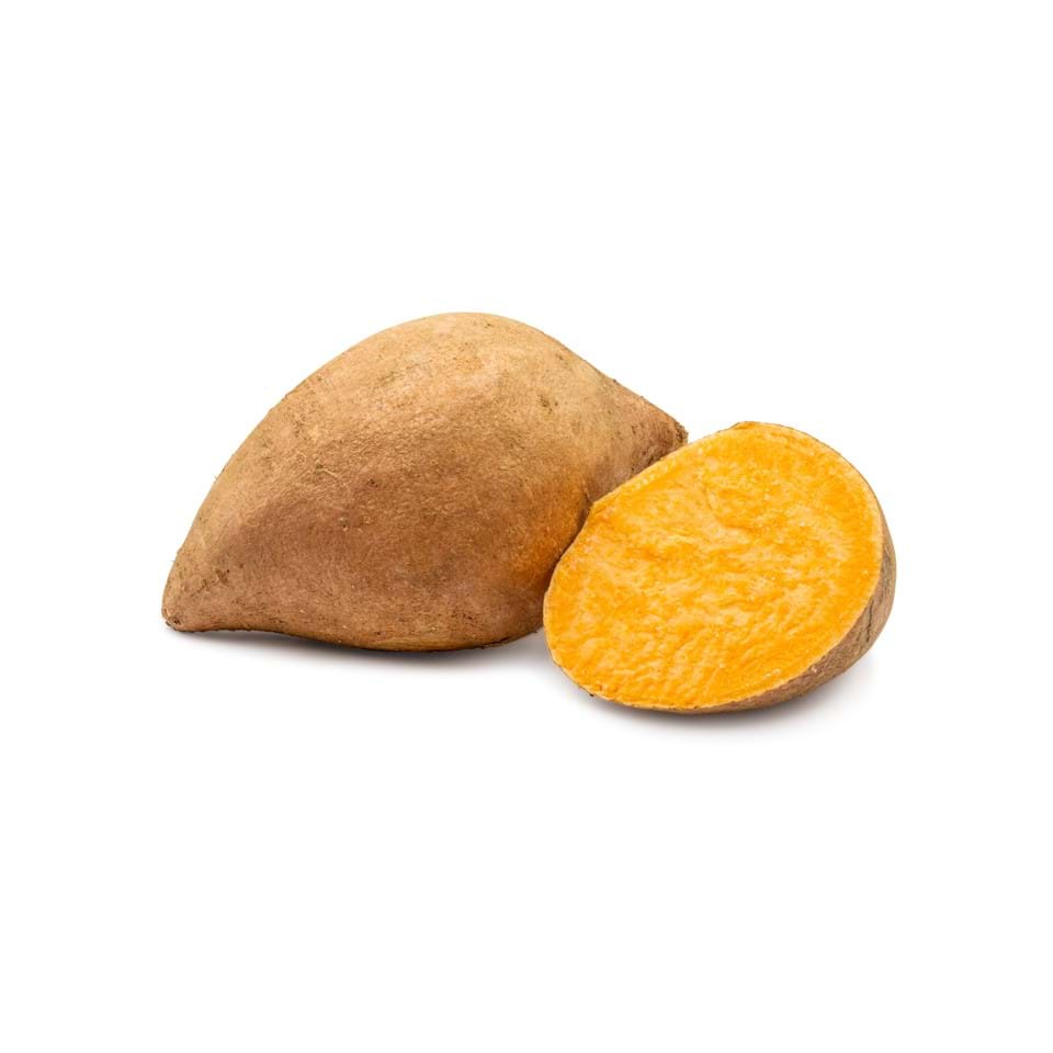 Zoete aardappel oranje