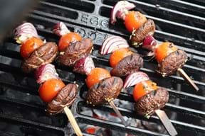 M. Shiitake on the BBQ