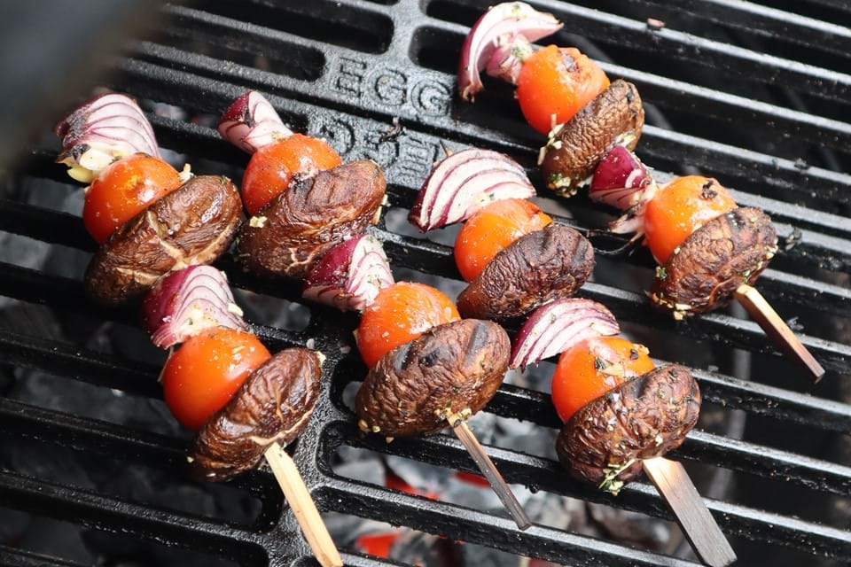 M. Shiitake op de BBQ